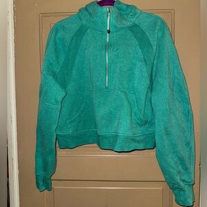 Scuba Oversized Half-zip Hoodie